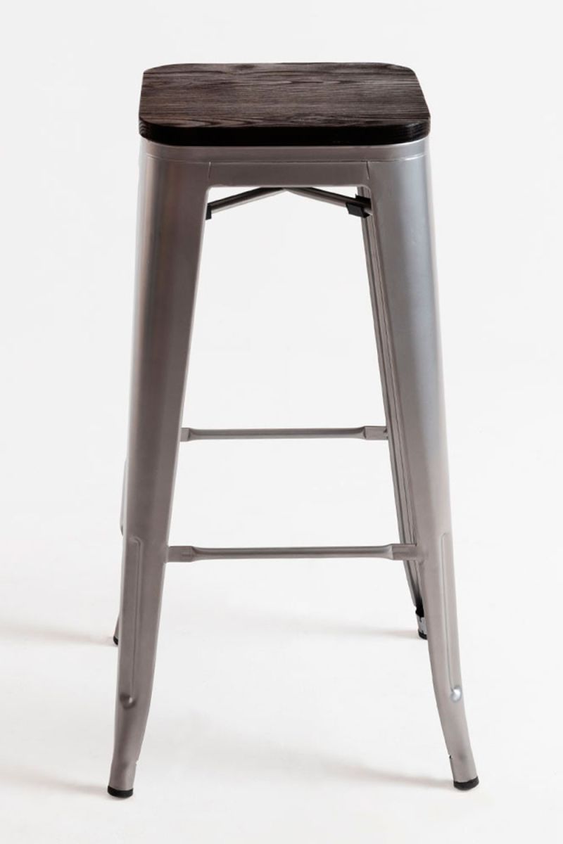 Pack 4 Tabourets Mel Bois