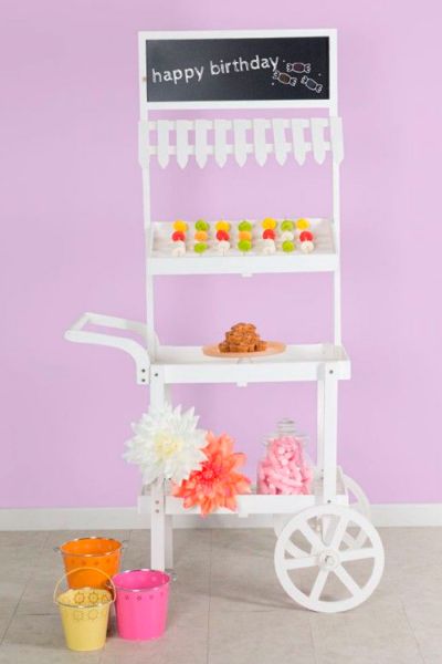 Chariot Candy Bar Sugar Bois vieilli