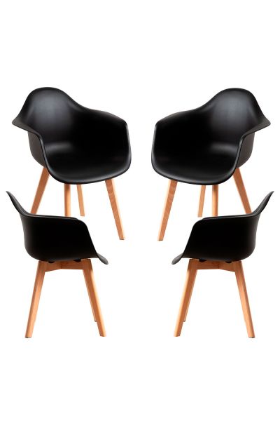 Pack 4 Chaises Belu
