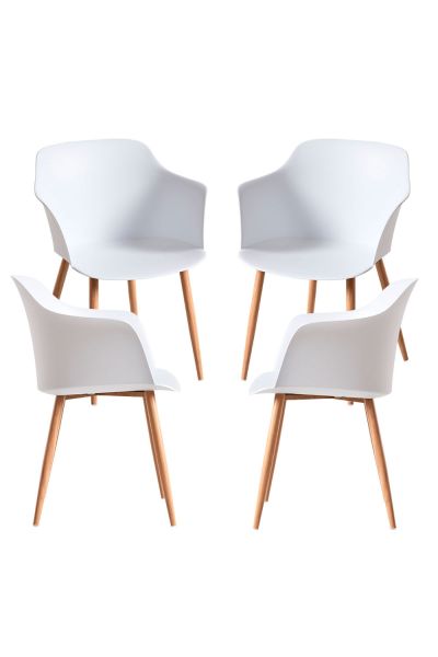 Pack 4 Chaises Kivi