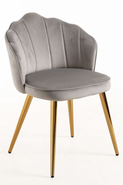 Chaise Blume Gold Velours