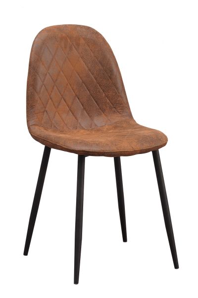 Chaise Black Teok Similicuir - Une chaise design que vous allez adorer