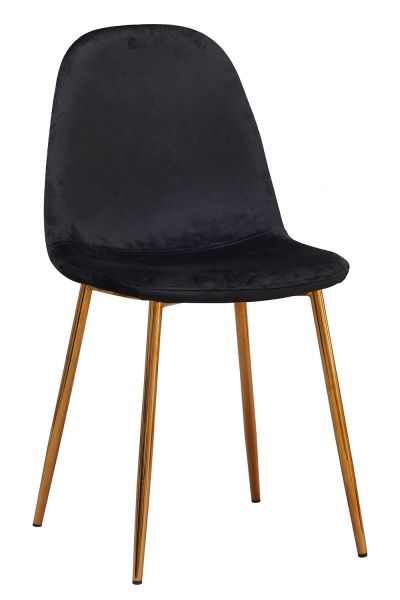 Chaise Golden Teok Velours - Une chaise design que vous allez adorer