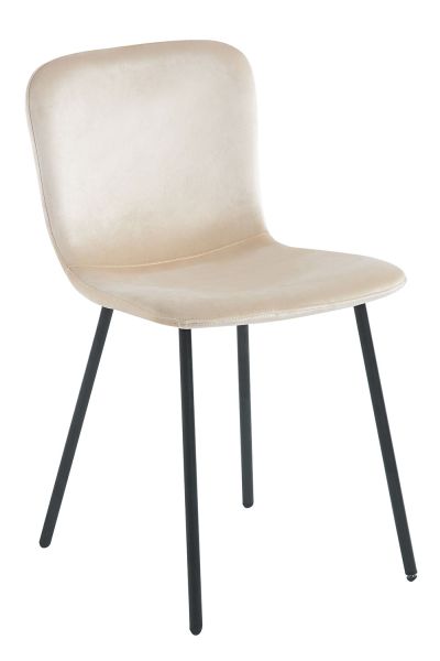Chaise Welna Velours - Parfaite pour votre salle à manger et jardin
