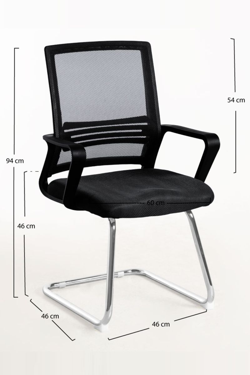 Chaise Confidente Kole - Une chaise de bureau sans roulettes