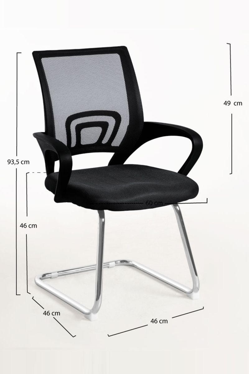 Chaise Confidente Midi - Une chaise de bureau sans roulettes