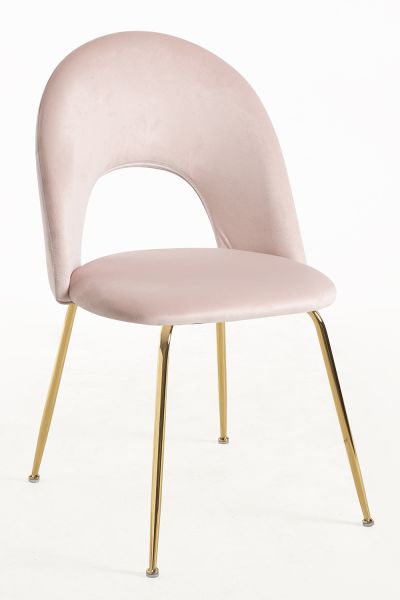 Chaise Dawa Gold Velours